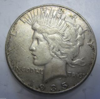 1935 S Silver Peace Dollar Coin (311g) photo