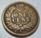 1864 Indian Head Cent Coin One Penny (322d) Small Cents photo 1