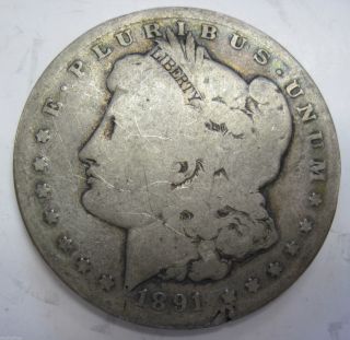 1891 O Silver Morgan Dollar Coin (311d) photo