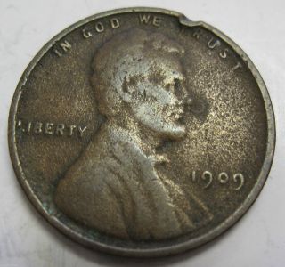 1909 Lincoln Wheat Cent Coin One Cent (311n) photo