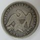 1860 - O Us Seated Liberty Silver Dollar With Dollars photo 1