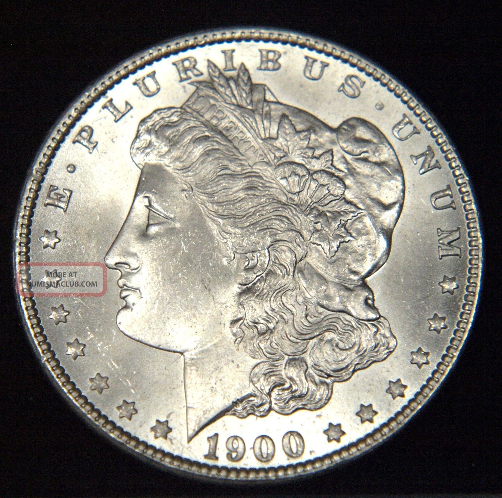 1900 - O Morgan Silver Dollar Choice Bu (c1010)