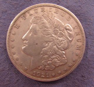 1921 Morgan Silver Dollar Us Coin photo
