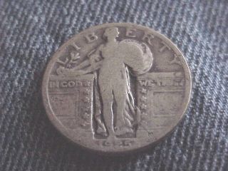 Usa,  Silver,  1925,  Standing Liberty Quarter photo