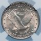 1917 D 25c Standing Liberty Quarter Dollar Type 2 Ms63 Ngc 01175421d Quarters photo 1