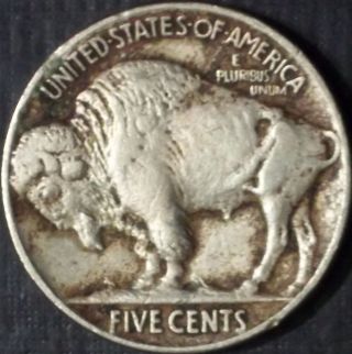 Rare 1927 - P Buffalo Nickel Full Date + Full Horn Quality Coin Look photo