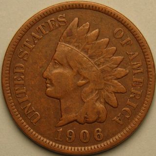 1906 Indian Head Cent,  Ae 220 photo
