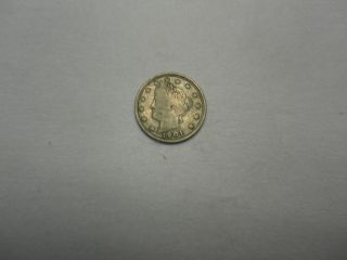 1901 Nickel Liberty Head Type - Variety 2 - With Cents photo