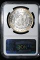 1885 O Morgan Silver Dollar Rim Toning Ngc Ms64 Dollars photo 1