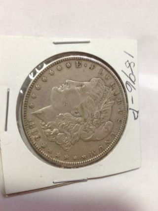 1896 - P Morgan Silver Dollar photo
