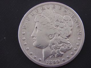 Us Morgan Silver Dollar,  1899 - S photo