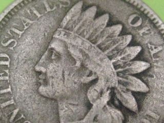 1859 Indian Head Cent Penny - Fine/vf Details photo