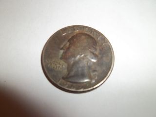 1965 Washington Quarter $0.  25 Missing Clad Layer Error Coin photo