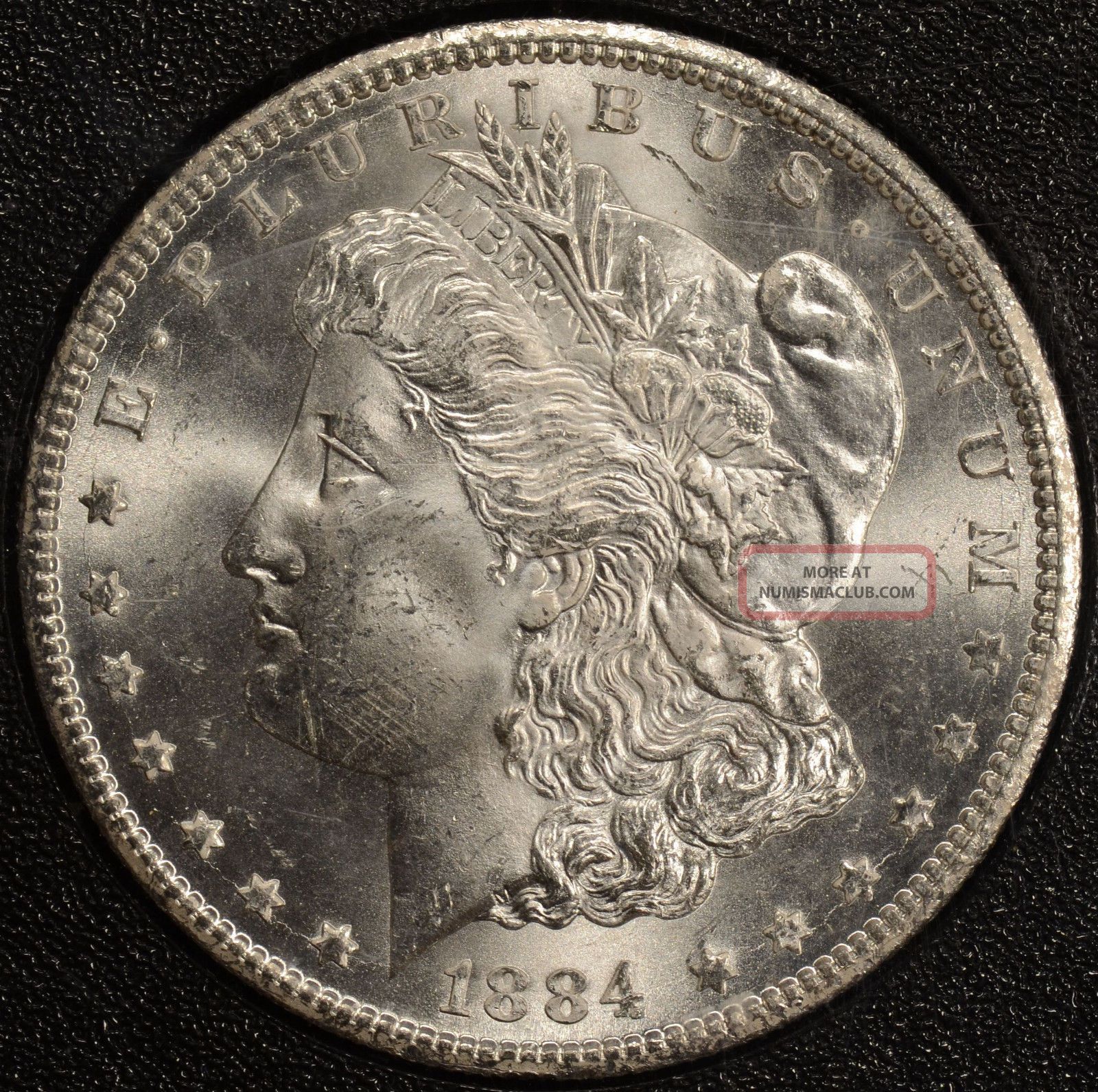 1884 - Cc $1 Gsa Hoard Morgan Silver Dollar Ngc Ms64