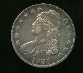 1834 Capped Bust Half Dollar Ef (978) photo