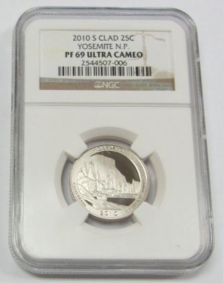 2010 - S Proof Yosemite N.  P.  Graded By Ngc Pf 69 Ultra Cameo photo