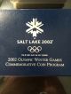2002 Salt Lake City Silver Dollar Winter Olympic Bu Coin Commemorative Commemorative photo 2