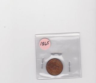 1865 Indian Head Cent photo