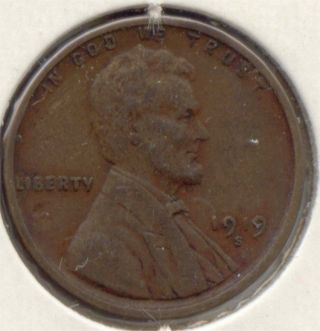 Usa 1919 S 1 Cent American Lincoln Wheat Cent Penny 1c Exact Coin Shown photo