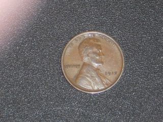 1917p Lincoln Wheat Cent - Circulated photo