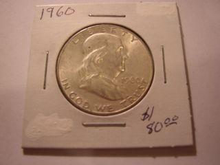 1960 - - Franklin Half Dollar photo