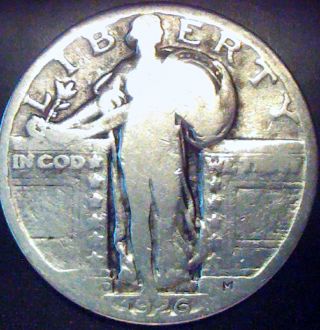 1926 D Standing Liberty Quarter 90% Silver photo