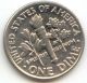 Usa 1991p American Dime 10c Ten Cent Piece Roosevelt 1991 P Exact Coin Dimes photo 1