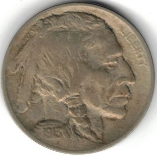 Tmm 1913 T1 Buffalo Nickel Uncertified Coin Ef photo