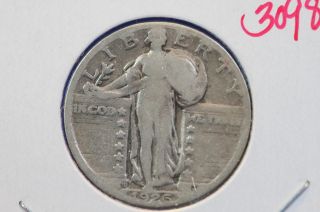 1926 - S 25c Standing Liberty Quarter Average Circulated Coin 3098 photo