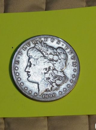 1890 - S Morgan Silver Dollar photo
