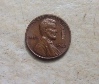 1962 Lincoln Cent Obverse Lamination Error - Error Coin. photo