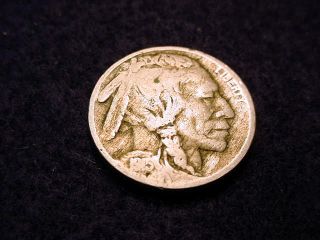 1915 Buffalo Nickel Coin 210 photo