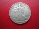 Walking Liberty Half Dollar 1947.  Silver Old Coin Half Dollars photo 1