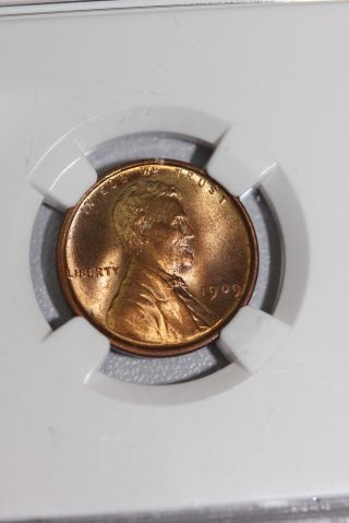 Us 1909 Vdb Ngc Ms65 Rd Lincoln Wheat Cent Penny Bu Unc Red Beauty photo