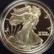 1998 Proof American Silver Eagle Dollar Bullion Coin W/ Case,  Box & Coins: US photo 2