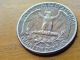 1948 - D 25c Washington Silver Quarter Average Circulated Coin Quarters photo 2
