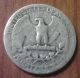1945 - S 25c Washington Quarter Dollar 90% Silver U.  S.  Coin. Quarters photo 1