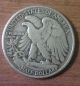 1945 - P 50c Walking Liberty Half Dollar 90% Silver U.  S.  Coin Half Dollars photo 1
