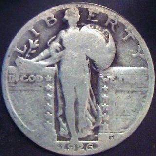 1926 Standing Liberty Quarter - 90% Silver - Coin photo