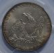 1837 Capped Bust Silver Half Dollar Pcgs Unc Details Scratch Rim Toning Half Dollars photo 2