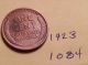 1923 Lincoln Cent Fine Detail Great Coin (1084) Wheat Back Penny Small Cents photo 1