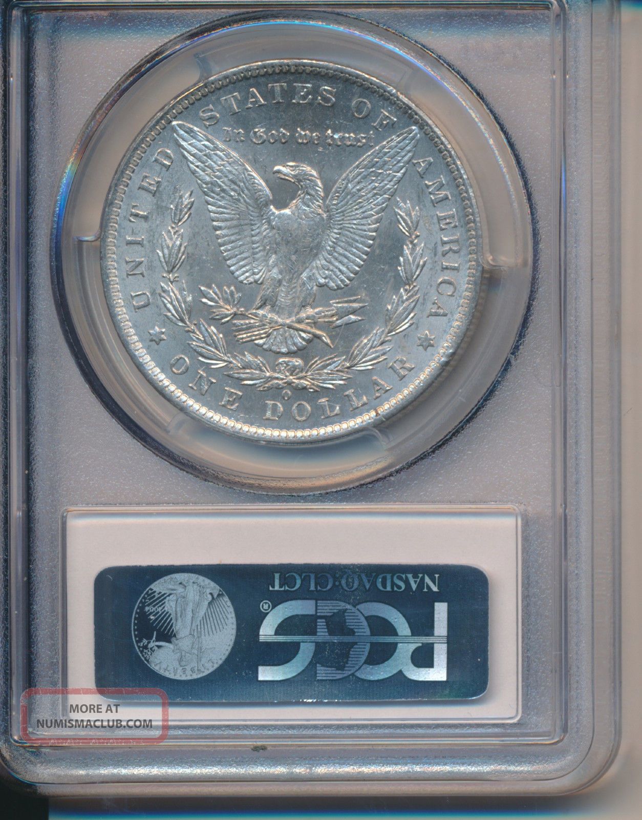 1883 - O Morgan Silver Dollar Pcgs Ms62