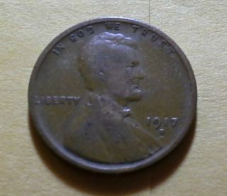 1917d Lincoln Wheat Cent photo