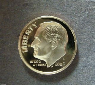 2005 - S Proof Roosevelt Dime Ultra Cameo photo