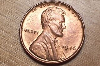 1946 @ Lincoln Wheat Penny photo