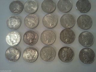1922 Peace Dollars Average Circulation For One Coin photo
