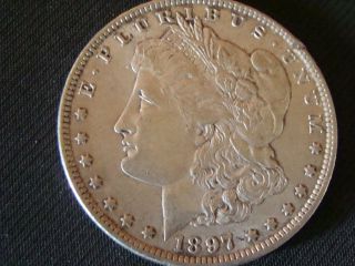 1897 $1 Morgan Silver Dollar photo