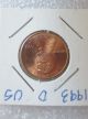 1993 D Usa Penny 1 Cent Coin Small Cents photo 1