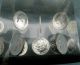 10 1963 Silver Roosevelt Dimes Encased In Lucite Cube Paperweight Dimes photo 4