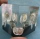 10 1963 Silver Roosevelt Dimes Encased In Lucite Cube Paperweight Dimes photo 8